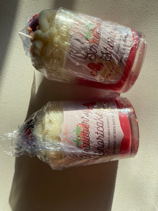 Strawberry Shortcake Dessert Candles